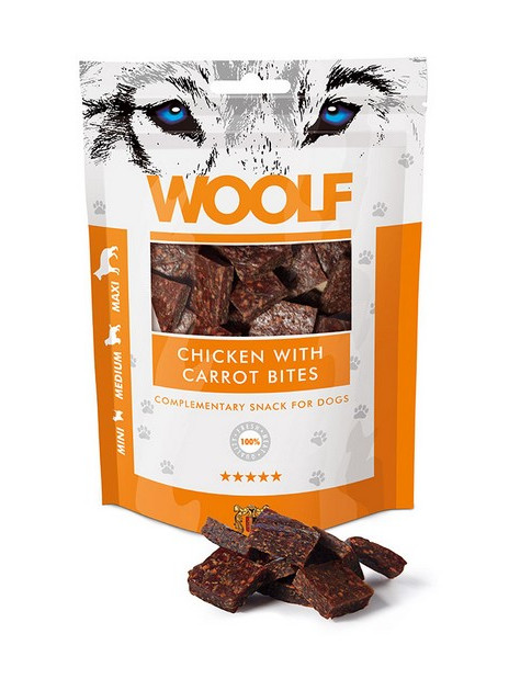 Woolf Chicken With Carrot Bites 100g