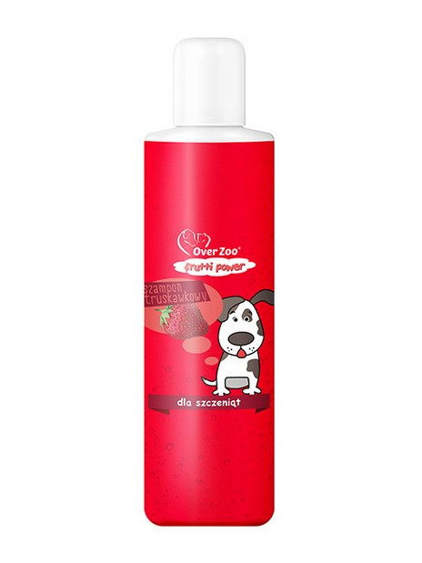 Over Zoo Frutti Power Szampon o zapachu truskawkowym - dla szczeniąt 200ml