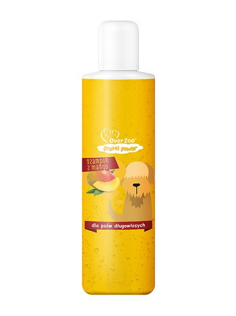 Over Zoo Frutti Power Szampon o zapachu mango - psy długowłose 200ml