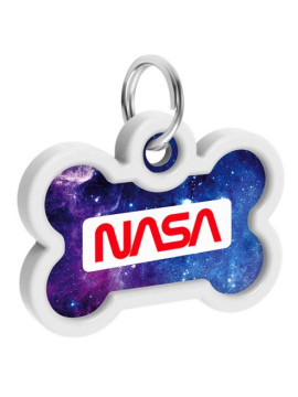 Collar WauDog Smart ID Zawieszka z QR-paszportem kość 4x3cm NASA21