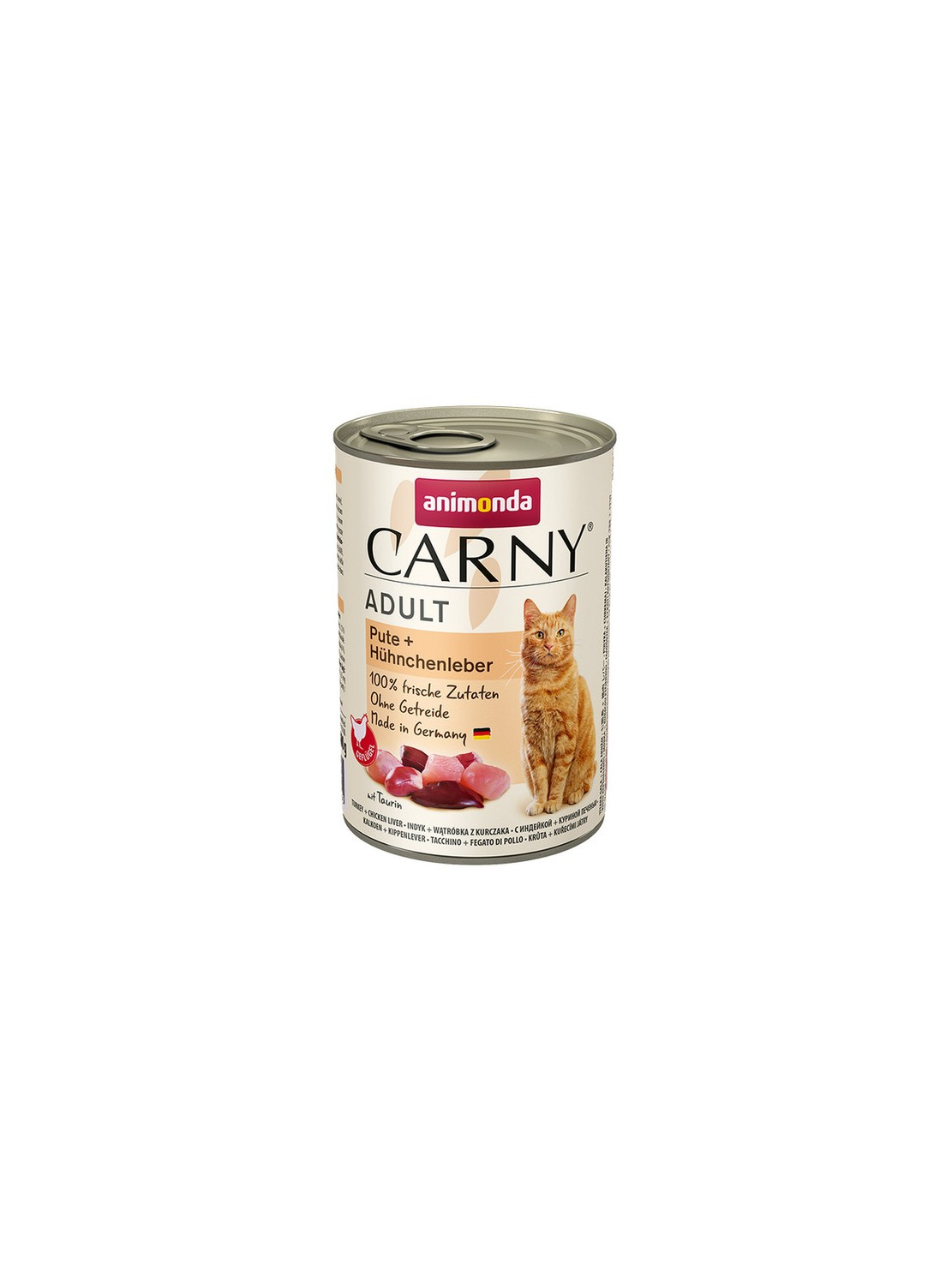 Animonda Carny Adult Indyk + Wątróbka kurczaka puszka 400g