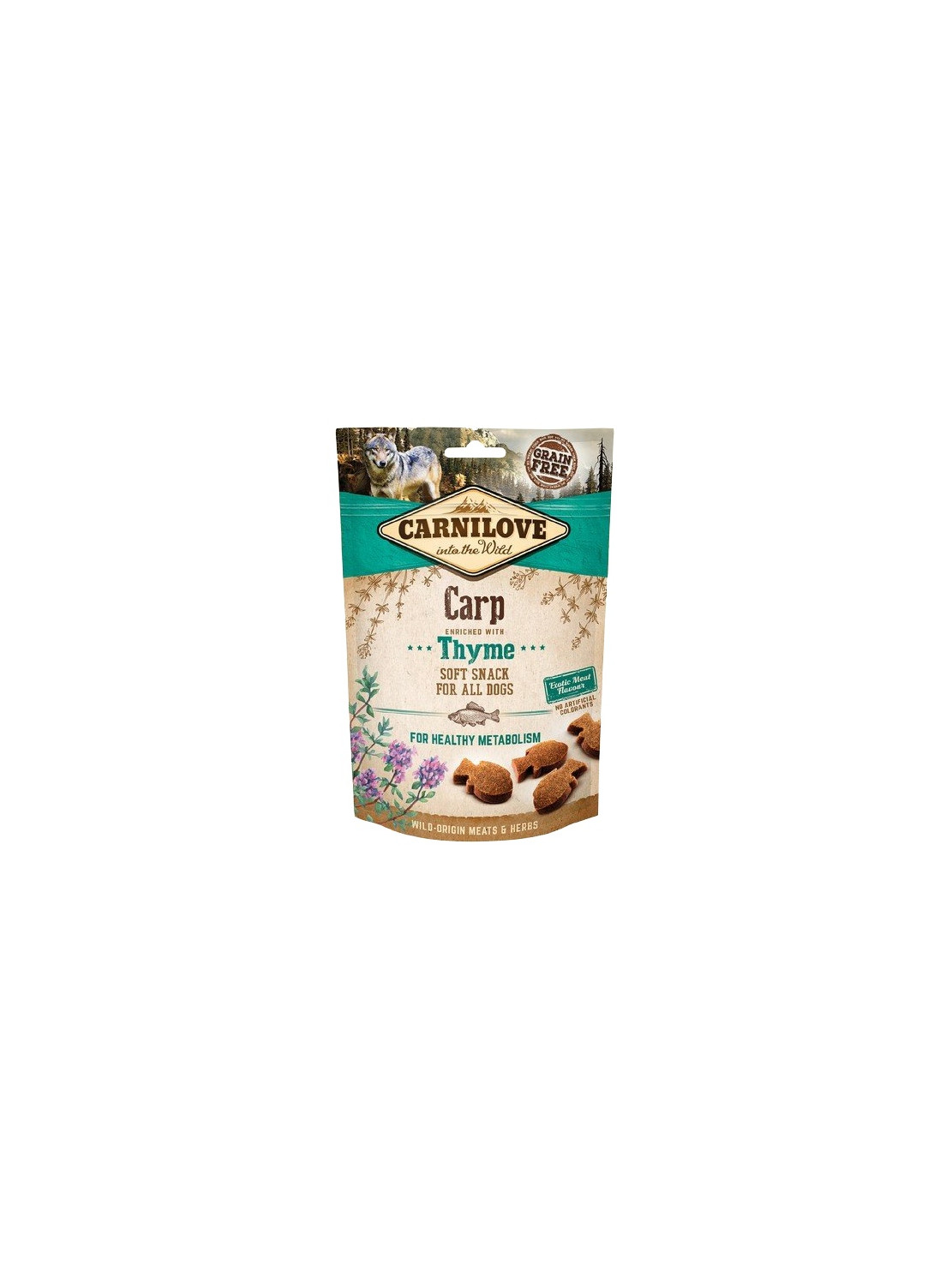 Carnilove Dog Snack Fresh Soft Carp+Thyme 200g