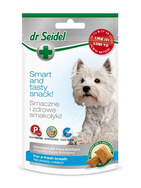 Dr Seidel Smakołyki dla psów na świeży oddech 90g