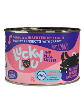 Lucky Lou Lifestage Adult Drób i owady puszka 200g