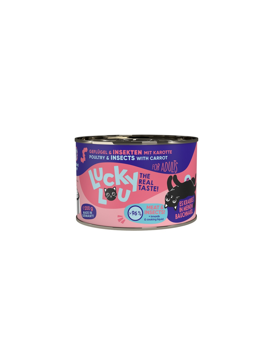 Lucky Lou Lifestage Adult Drób i owady puszka 200g