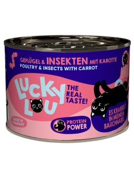 Lucky Lou Lifestage Adult Drób i owady puszka 200g