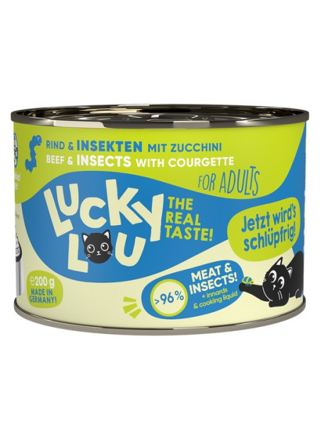 Lucky Lou Lifestage Adult Wołowina i owady puszka 200g