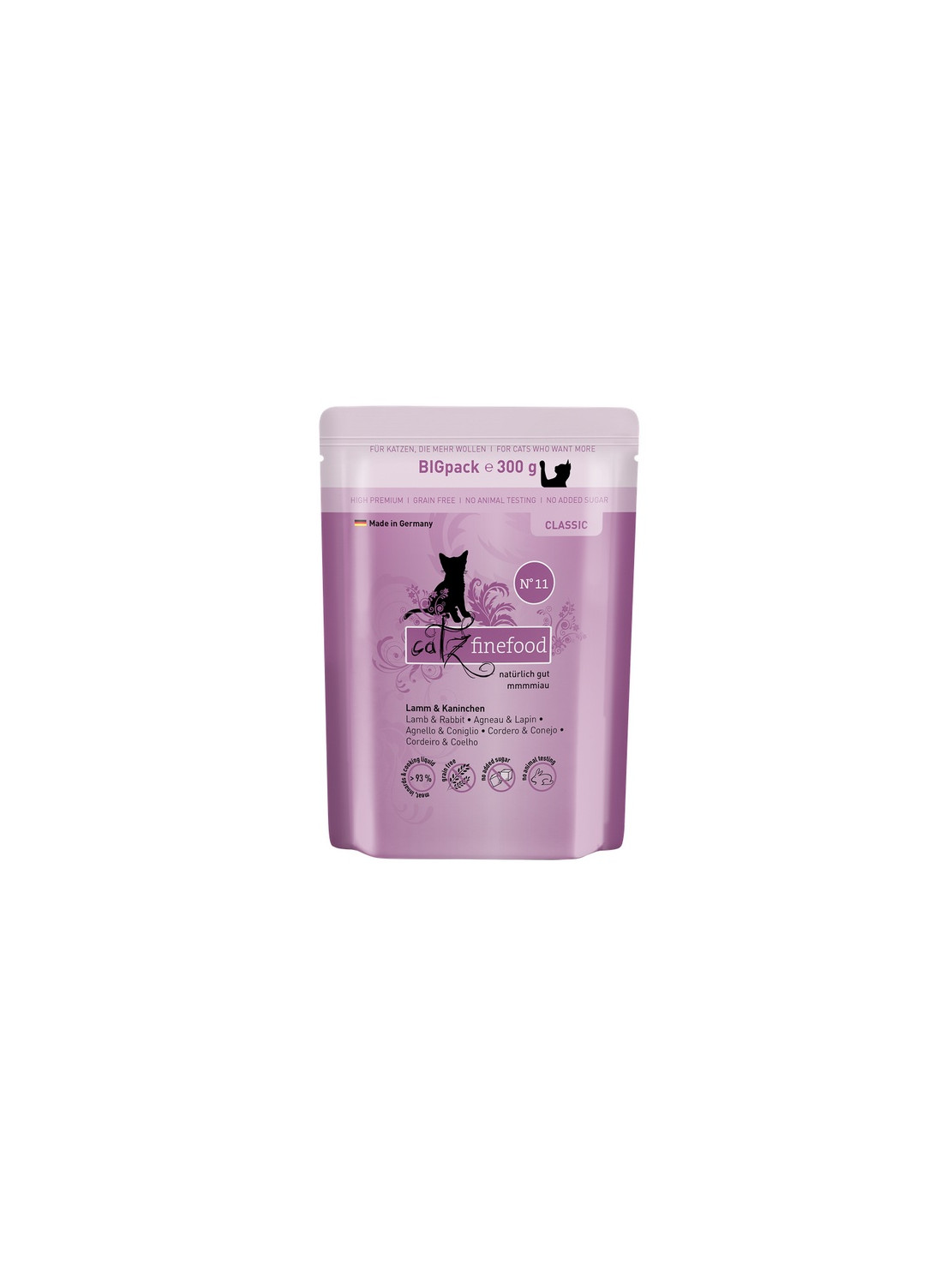 Catz Finefood Classic N.11 Jagnięcina i Królik saszetka 300g