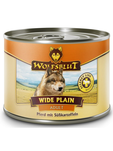 Wolfsblut Dog Wide Plain - konina i bataty puszka 200g