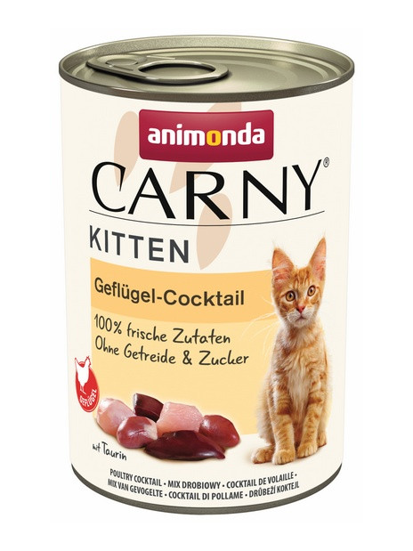 Animonda Carny Kitten Koktajl drobiowy puszka 400g
