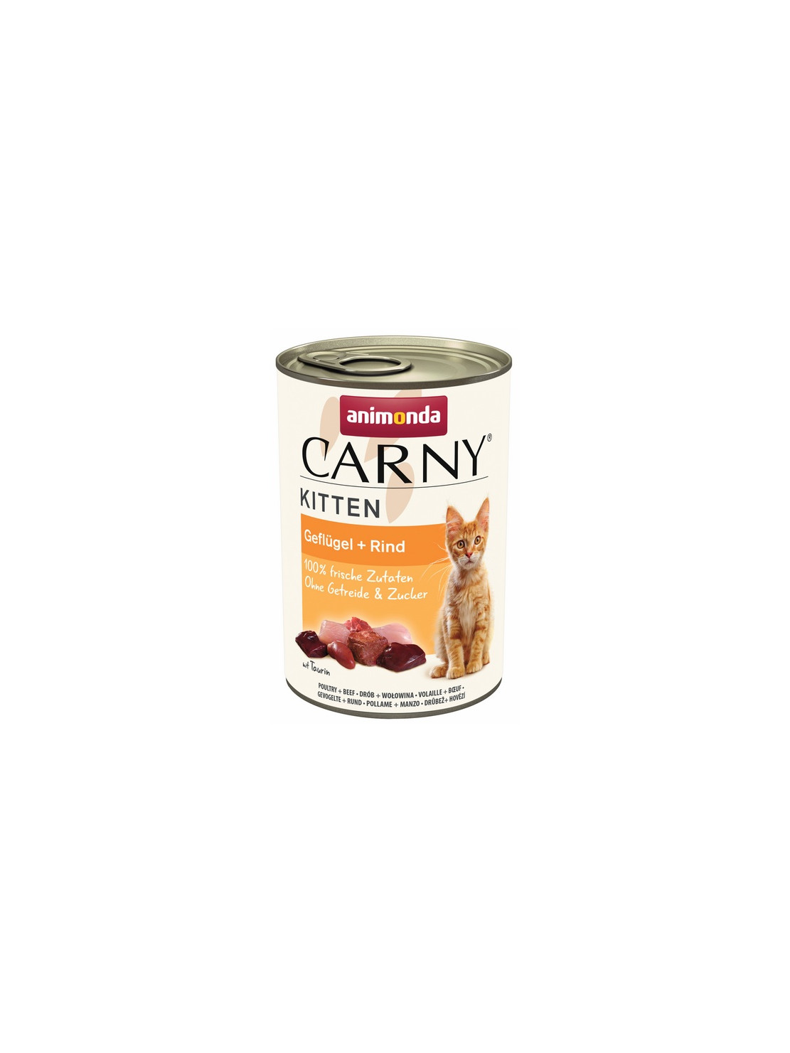 Animonda Carny Kitten Wołowina + Drób puszka 400g