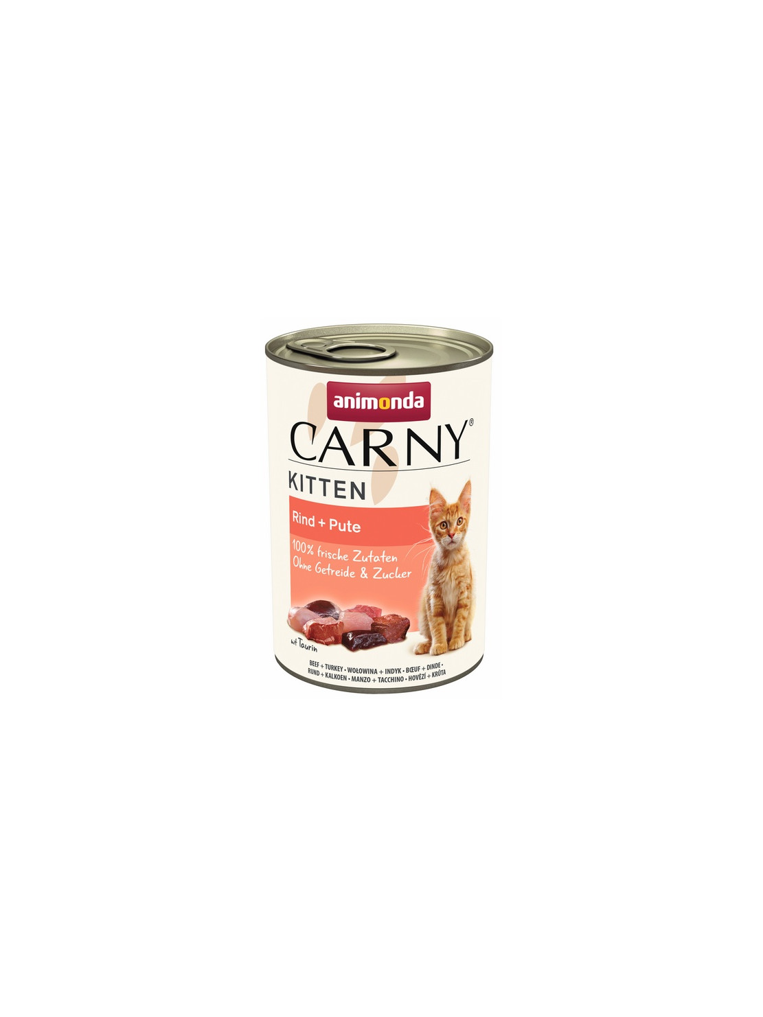 Animonda Carny Kitten Wołowina + Indyk puszka 400g