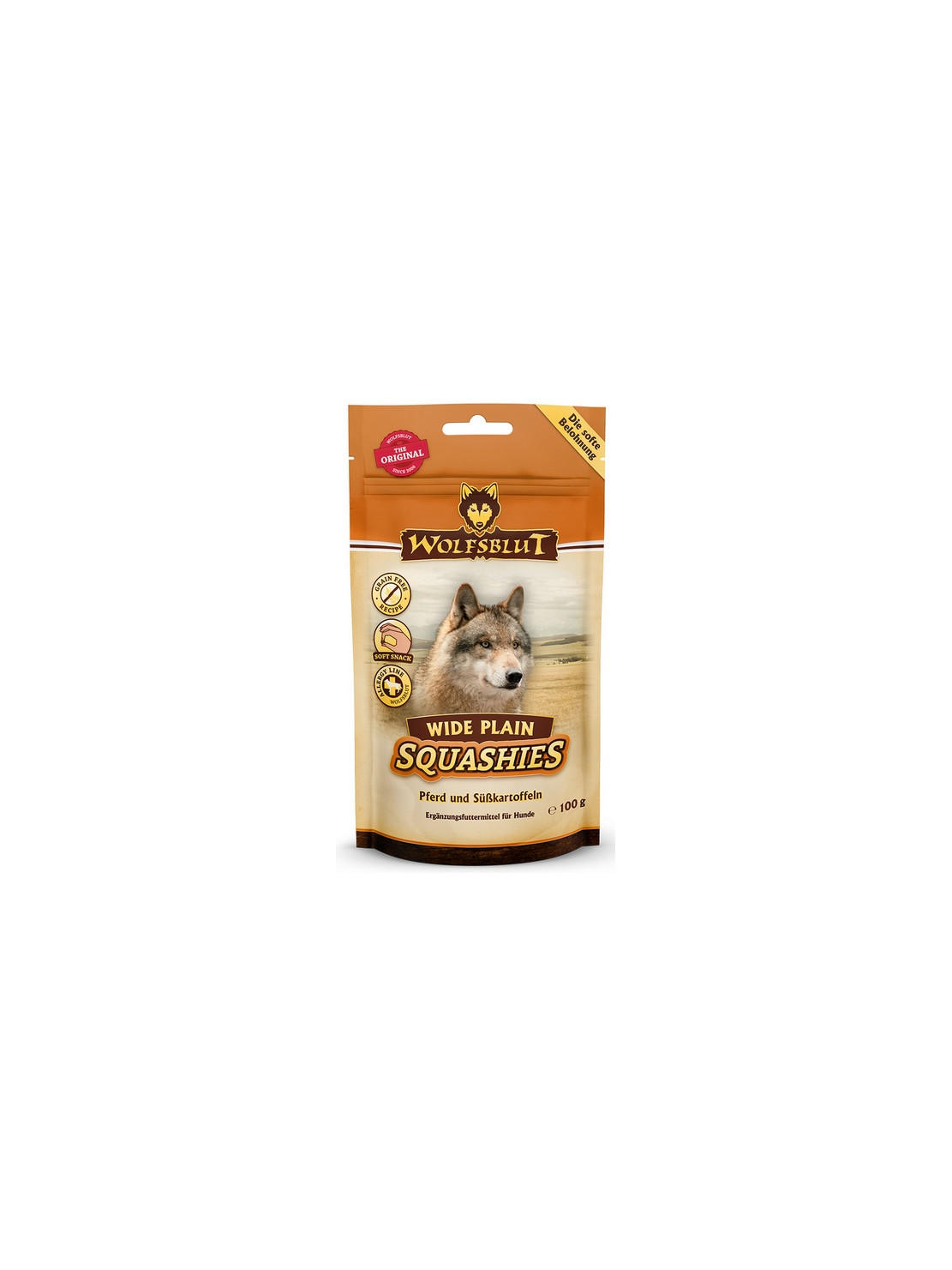 Wolfsblut Dog Squashies Wide Plain - konina i bataty 100g