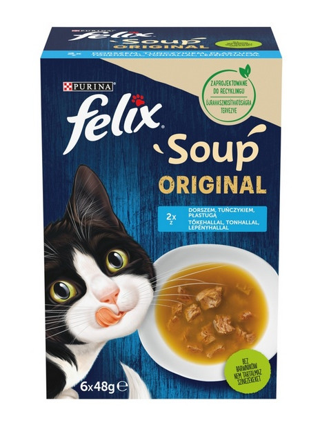 Felix Soup Original Rybne Smaki zestaw zup 6x48g