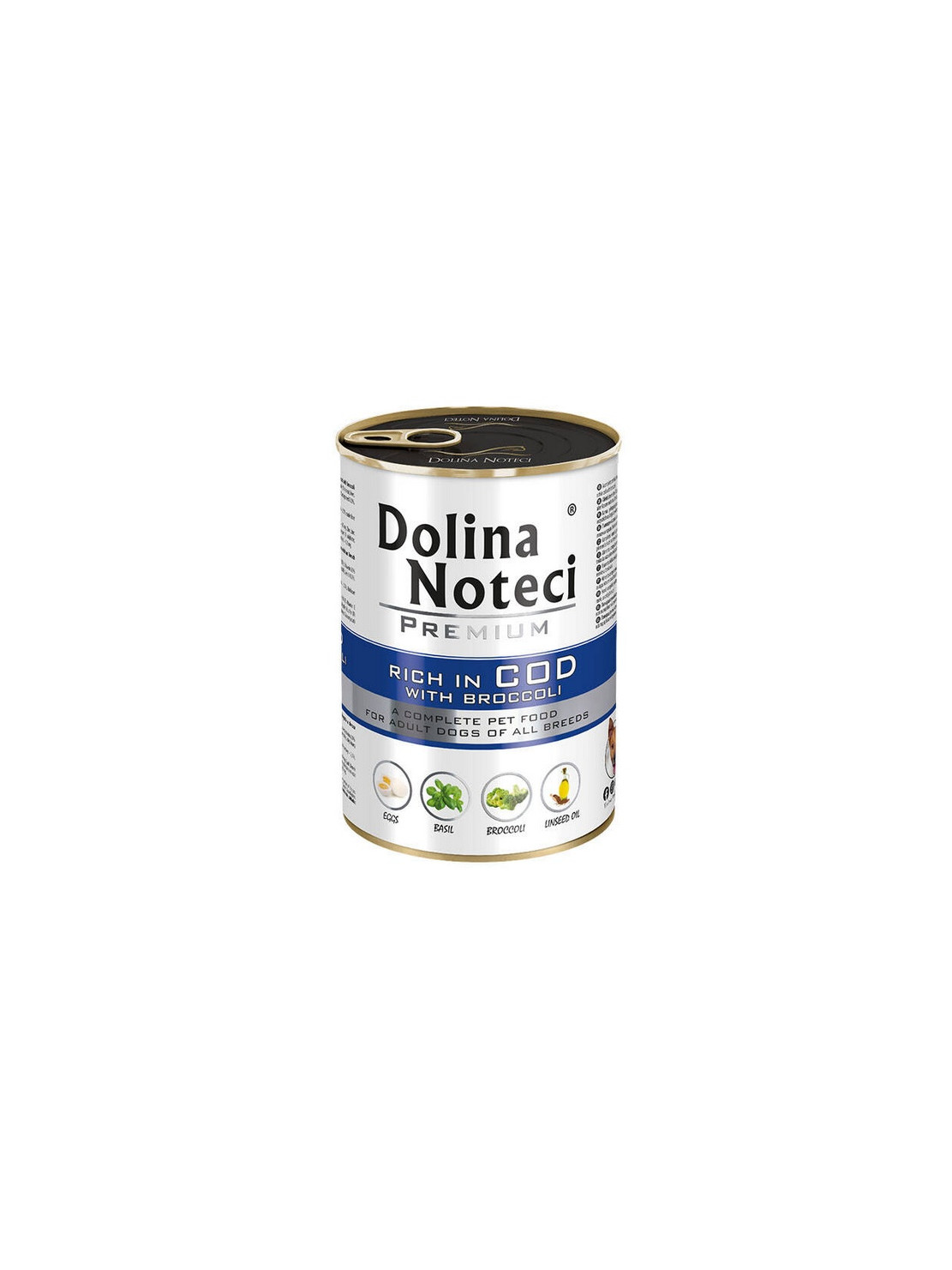 Dolina Noteci Premium Pies Dorsz i brokuły puszka 400g