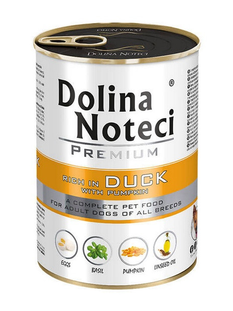 Dolina Noteci Premium Pies Kaczka i dynia puszka 400g
