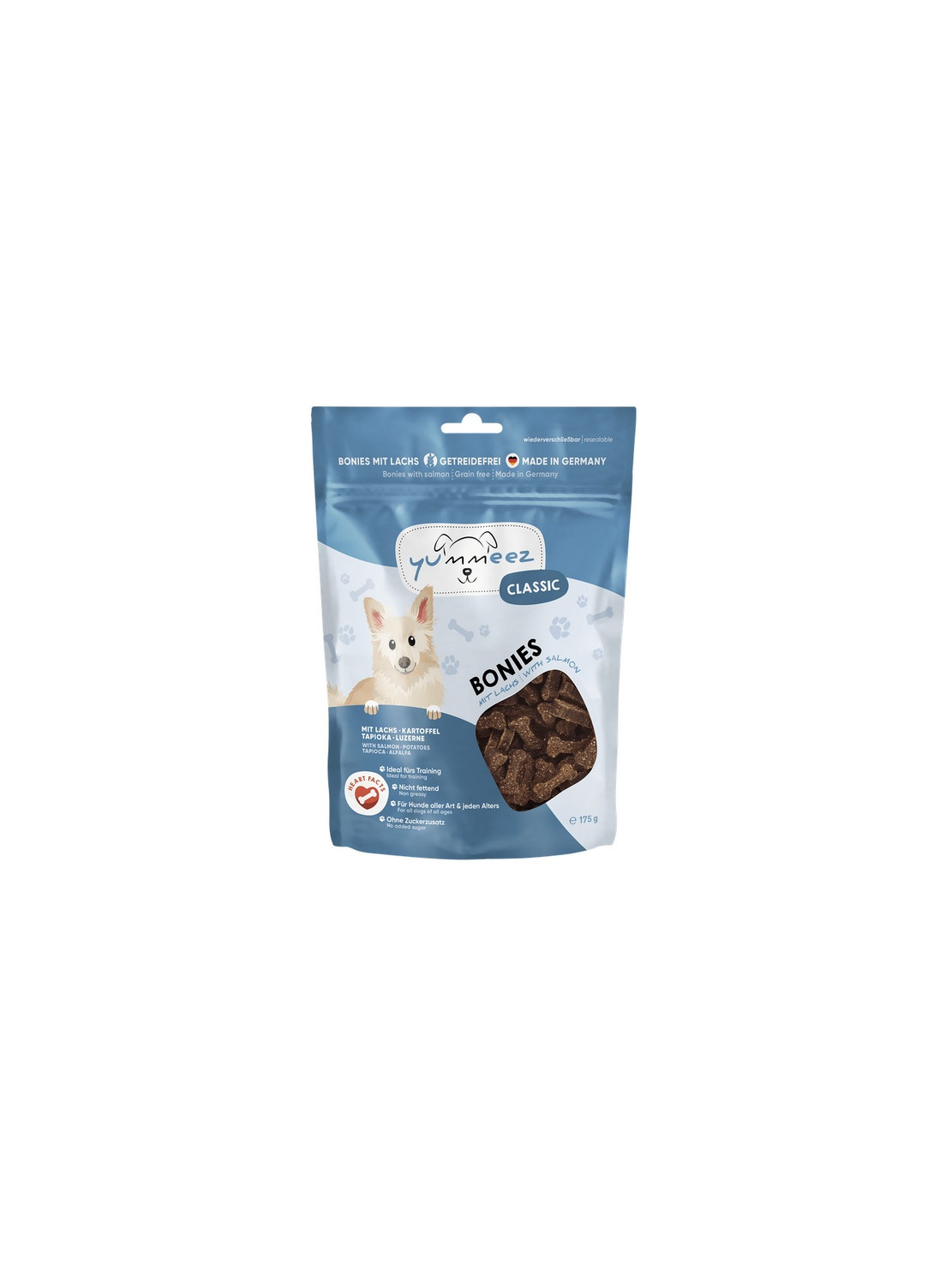 Yummeez bezzbożowe Kosteczki Łososiowe 175g