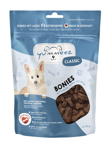 Yummeez bezzbożowe Kosteczki Łososiowe 175g