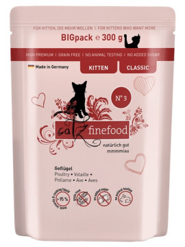 Catz Finefood Classic Kitten N.03 Drób saszetka 300g