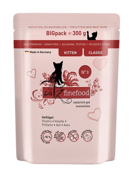 Catz Finefood Classic Kitten N.03 Drób saszetka 300g