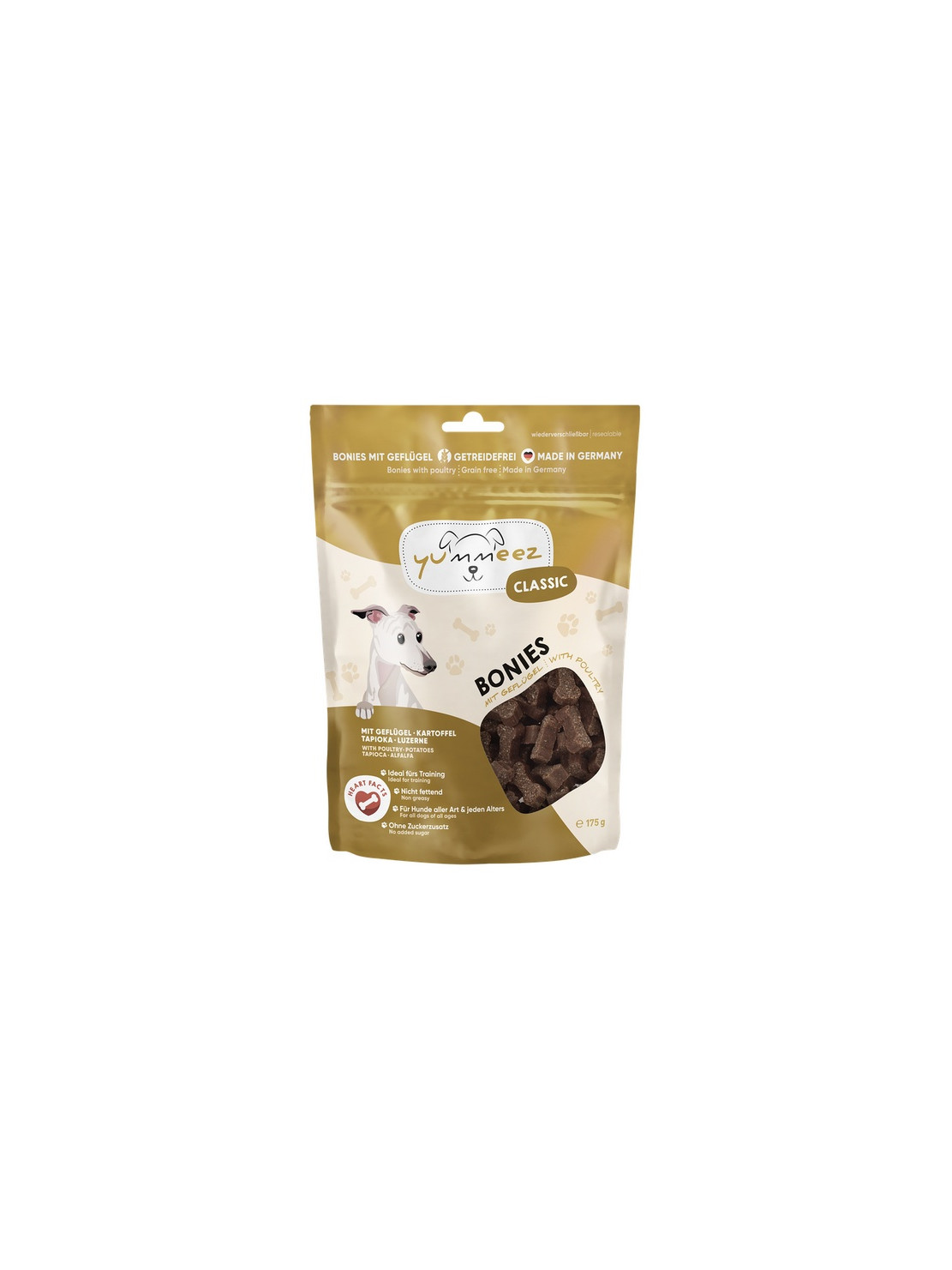 Yummeez bezzbożowe Kosteczki Drobiowe 175g