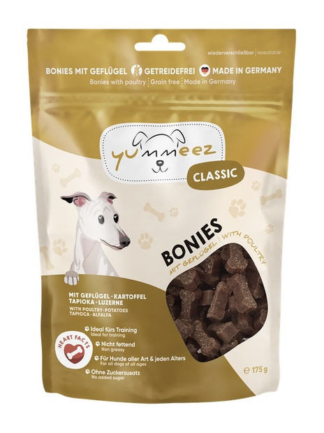Yummeez bezzbożowe Kosteczki Drobiowe 175g