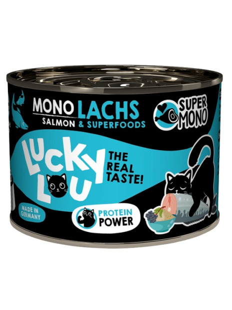 Lucky Lou SuperMono Łosoś puszka 190g