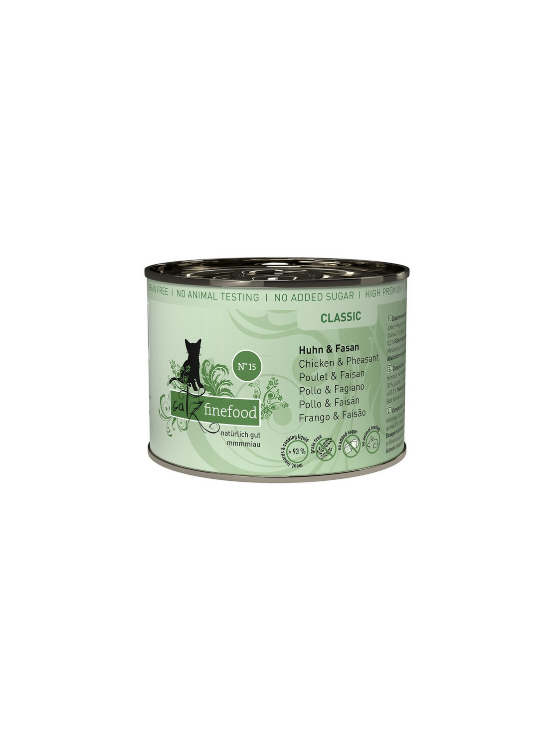 Catz Finefood Classic N.15 Kurczak i Bażant puszka 200g