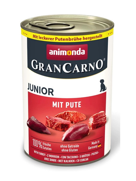 Animonda GranCarno Original Junior Pute Indyk 400g