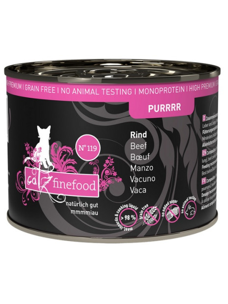 Catz Finefood Purrrr N.119 Wołowina puszka 200g