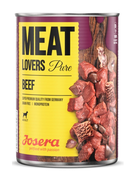 Josera Meat Lovers Pure Wołowina puszka 400g