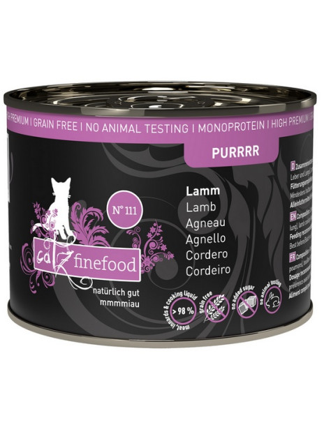 Catz Finefood Purrrr N.111 Jagnięcina puszka 200g