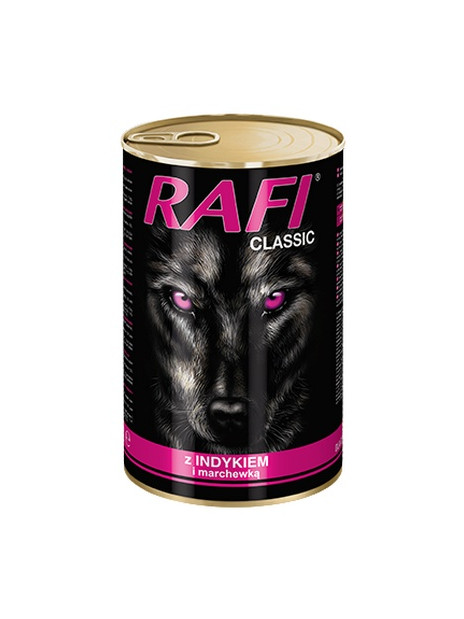 Rafi Pies Classic Indyk i marchewka w sosie 1240g