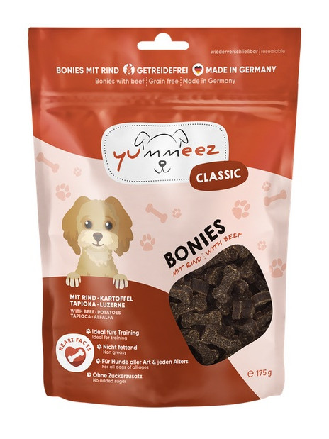 Yummeez bezzbożowe Kosteczki Wołowina 175g