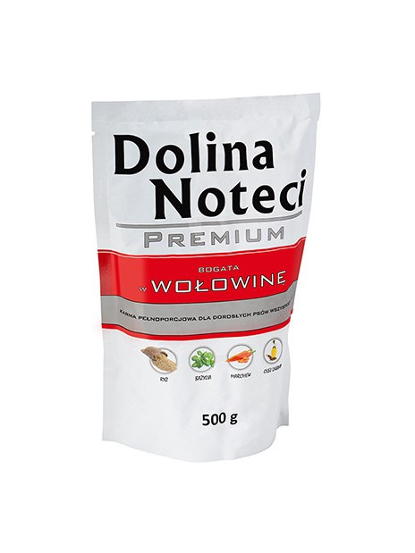 Dolina Noteci Premium Pies Wołowina saszetka 500g