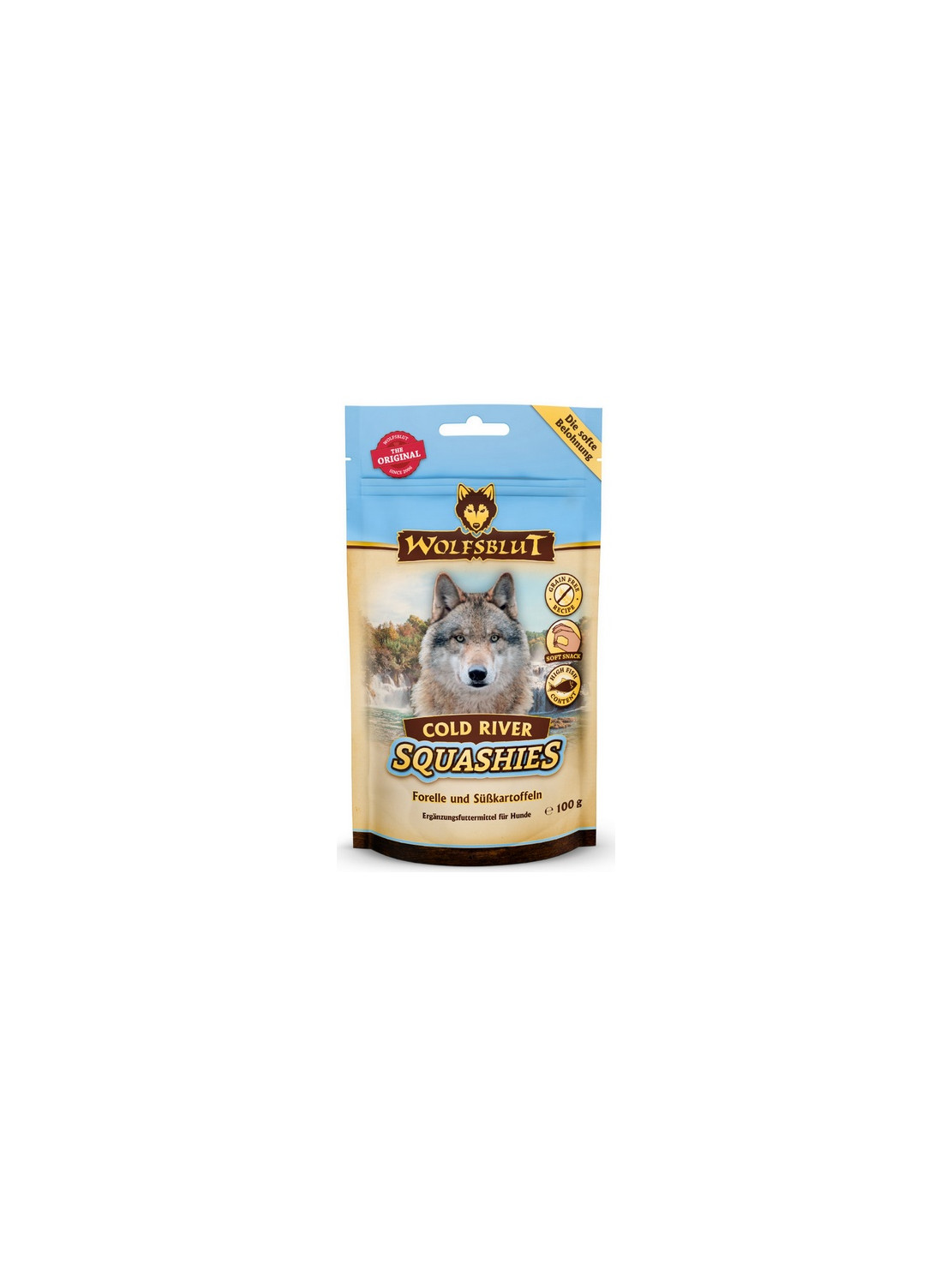 Wolfsblut Dog Squashies Cold River - pstrąg i bataty 100g