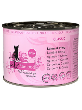 Catz Finefood Classic N.19 Jagnięcina i Konina puszka 200g