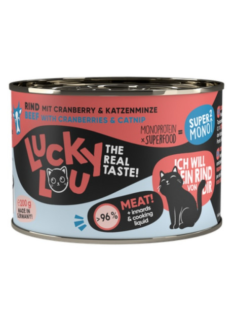 Lucky Lou SuperMono Wołowina puszka 200g