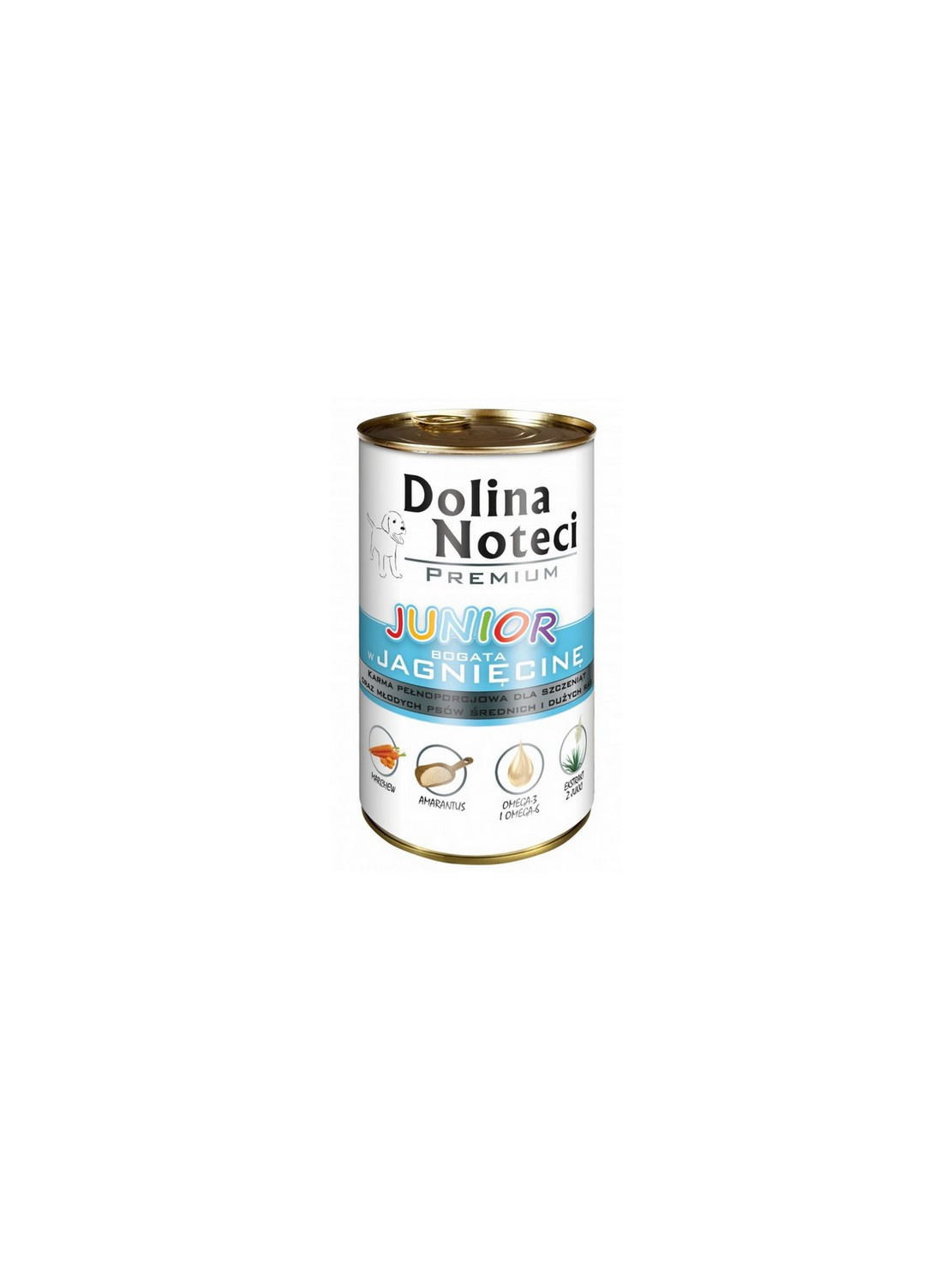 Dolina Noteci Premium Pies Junior Jagnięcina puszka 400g