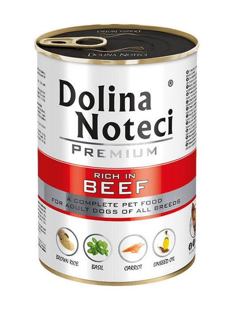 Dolina Noteci Premium Pies Wołowina puszka 400g