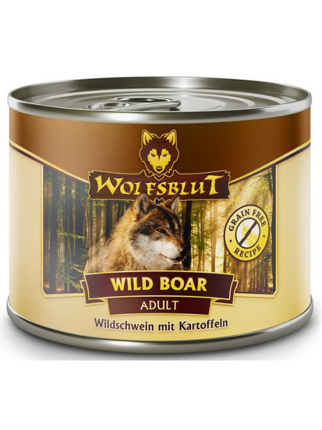 Wolfsblut Dog Wild Boar - dziczyzna i ziemniaki puszka 200g