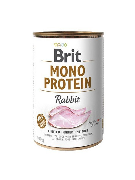 Brit Mono Protein Rabbit puszka 400g