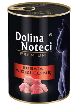 Dolina Noteci Premium Kot Bogata w cielęcinę puszka 400g