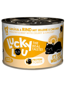 Lucky Lou Lifestage Sterilized Drób i wołowina puszka 200g