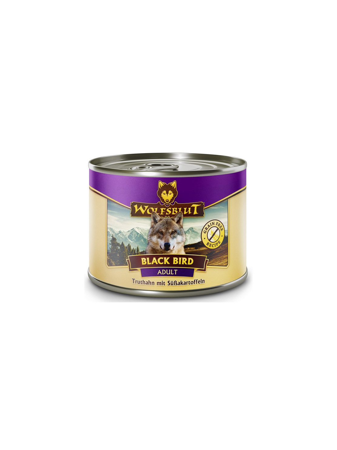 Wolfsblut Dog Black Bird - indyk i bataty puszka 200g