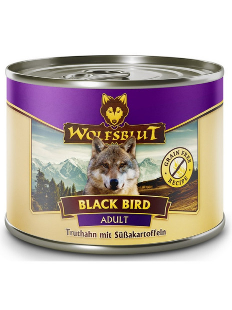 Wolfsblut Dog Black Bird - indyk i bataty puszka 200g