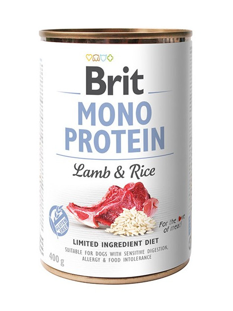 Brit Mono Protein Lamb & Rice puszka 400g