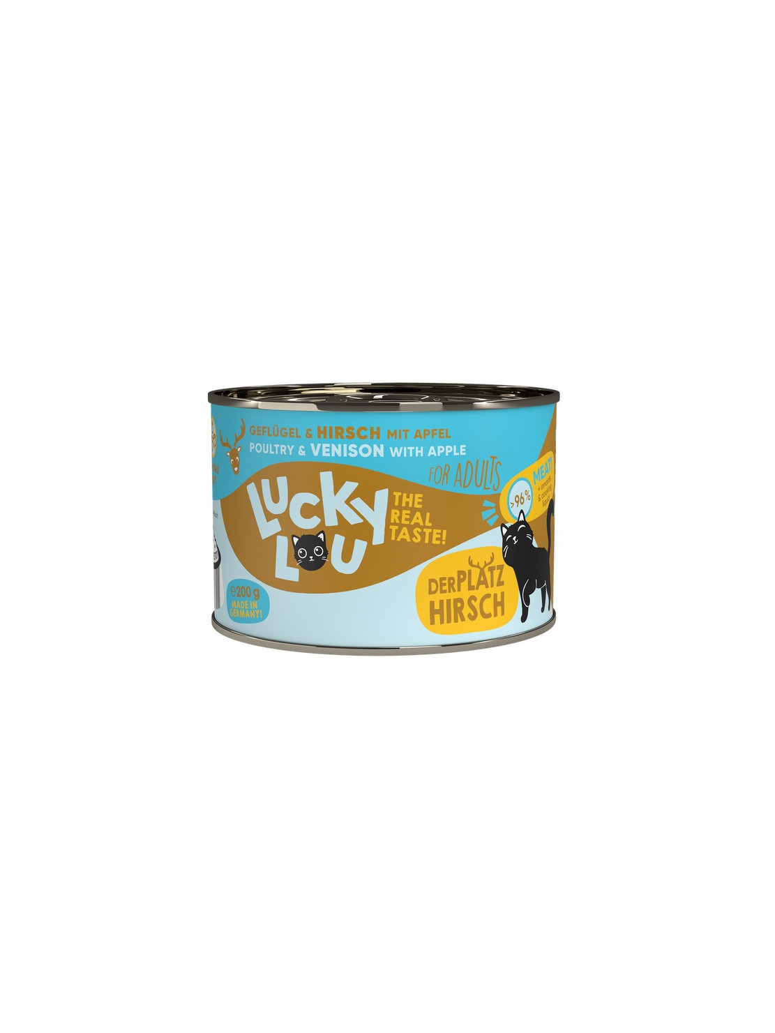 Lucky Lou Lifestage Adult Drób i jeleń puszka 200g