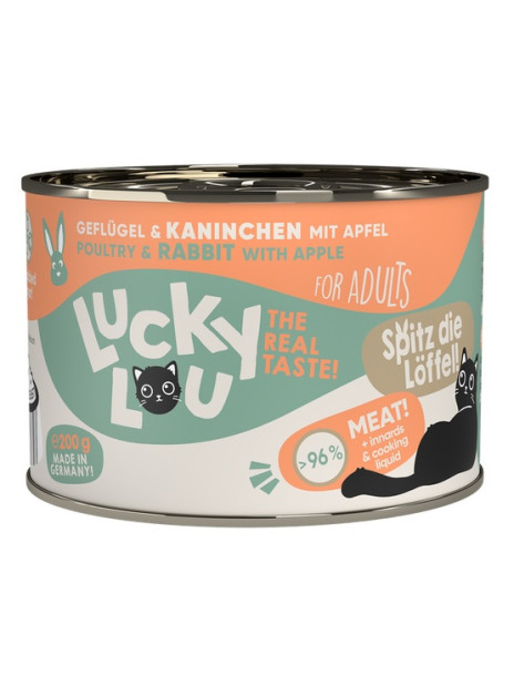 Lucky Lou Lifestage Adult Drób i królik puszka 200g