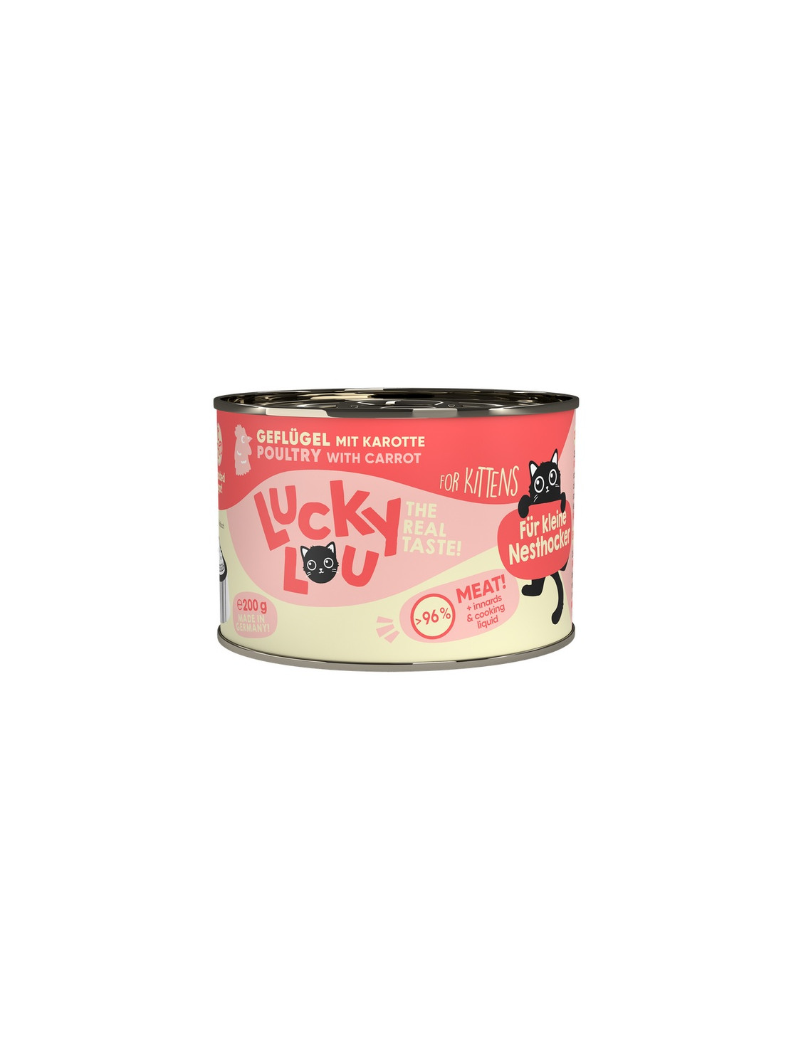 Lucky Lou Lifestage Kitten Drób puszka 200g